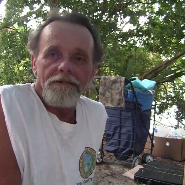 Homeless Man Lives in the Woods After Losing His Job