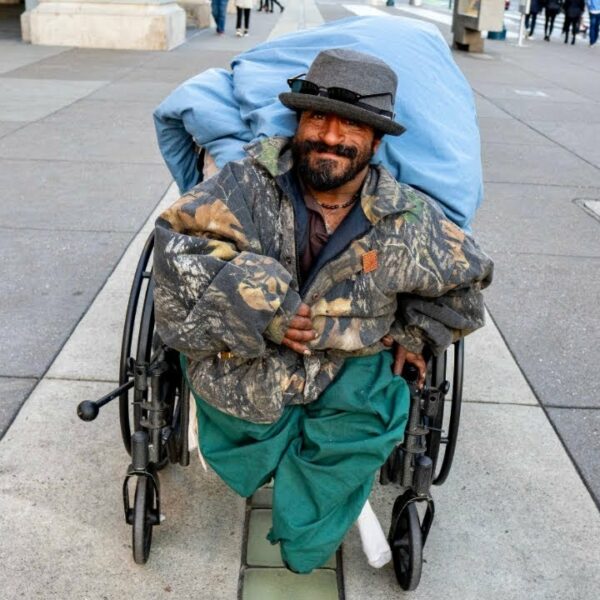 Disabled Little Person Homeless in San Francisco