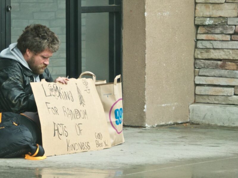 anti panhandling campaign