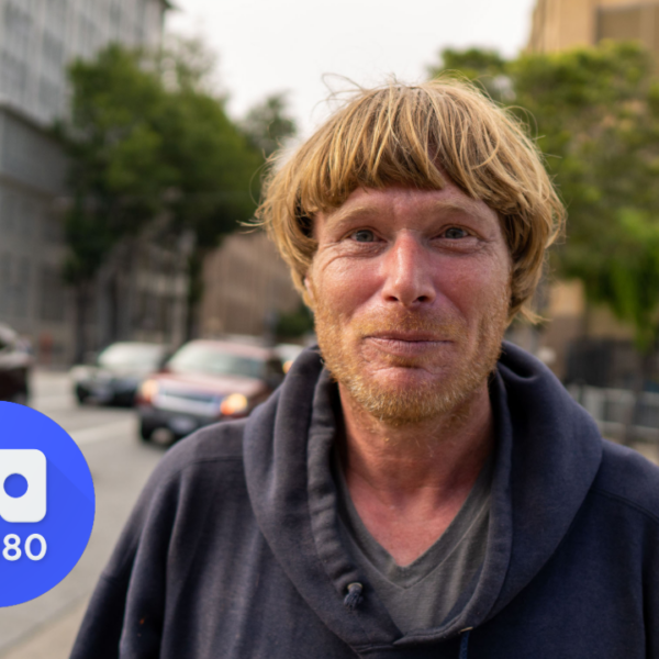 Homeless Man Panhandling in San Francisco VR180